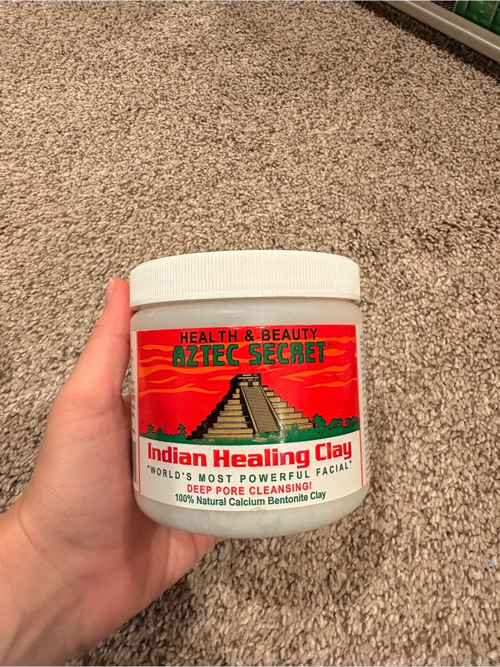 Aztec Secret Indian Healing Clay - White Jar with Red Label